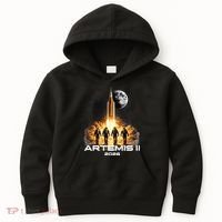 Artemis Launch To The Moon Astronaut Explorer Kids Hoodie thumb 0