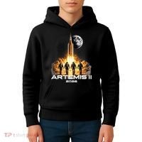 Artemis Launch To The Moon Astronaut Explorer Kids Hoodie thumb 4