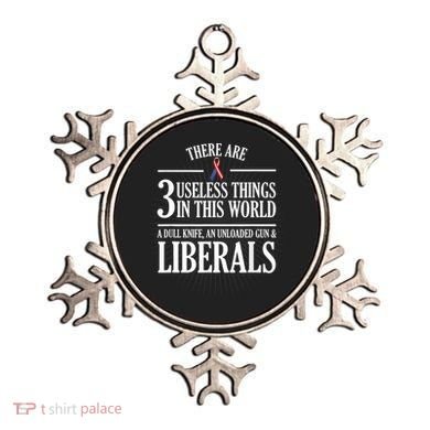 Anti Liberal TShirt: Useless Liberals, Liberal Tears Ornament