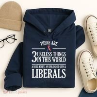 Anti Liberal TShirt: Useless Liberals, Liberal Tears Hoodie thumb 4