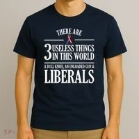 Anti Liberal TShirt: Useless Liberals, Liberal Tears T-Shirt thumb 3