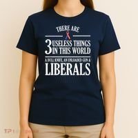 Anti Liberal TShirt: Useless Liberals, Liberal Tears T-Shirt thumb 4