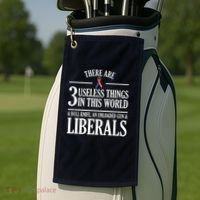 Anti Liberal TShirt: Useless Liberals, Liberal Tears Golf Towel thumb 2