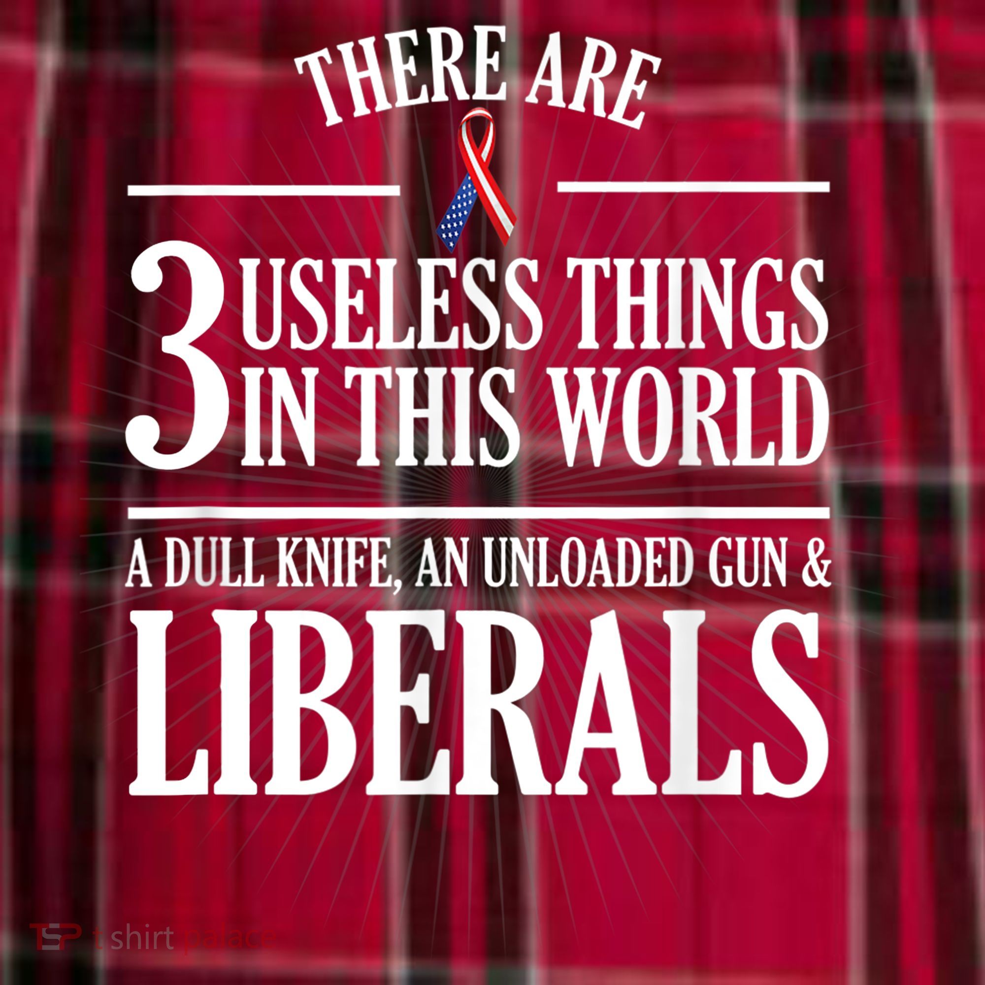 Anti Liberal TShirt: Useless Liberals, Liberal Tears Women's Flannel Plaid Pajama Pants