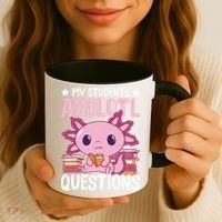 Axolotl Lover Teacher - My Students Axolotl Questions  Coffee Mug thumb 3