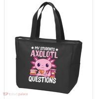 Axolotl Lover Teacher - My Students Axolotl Questions  Tote Bag thumb 3