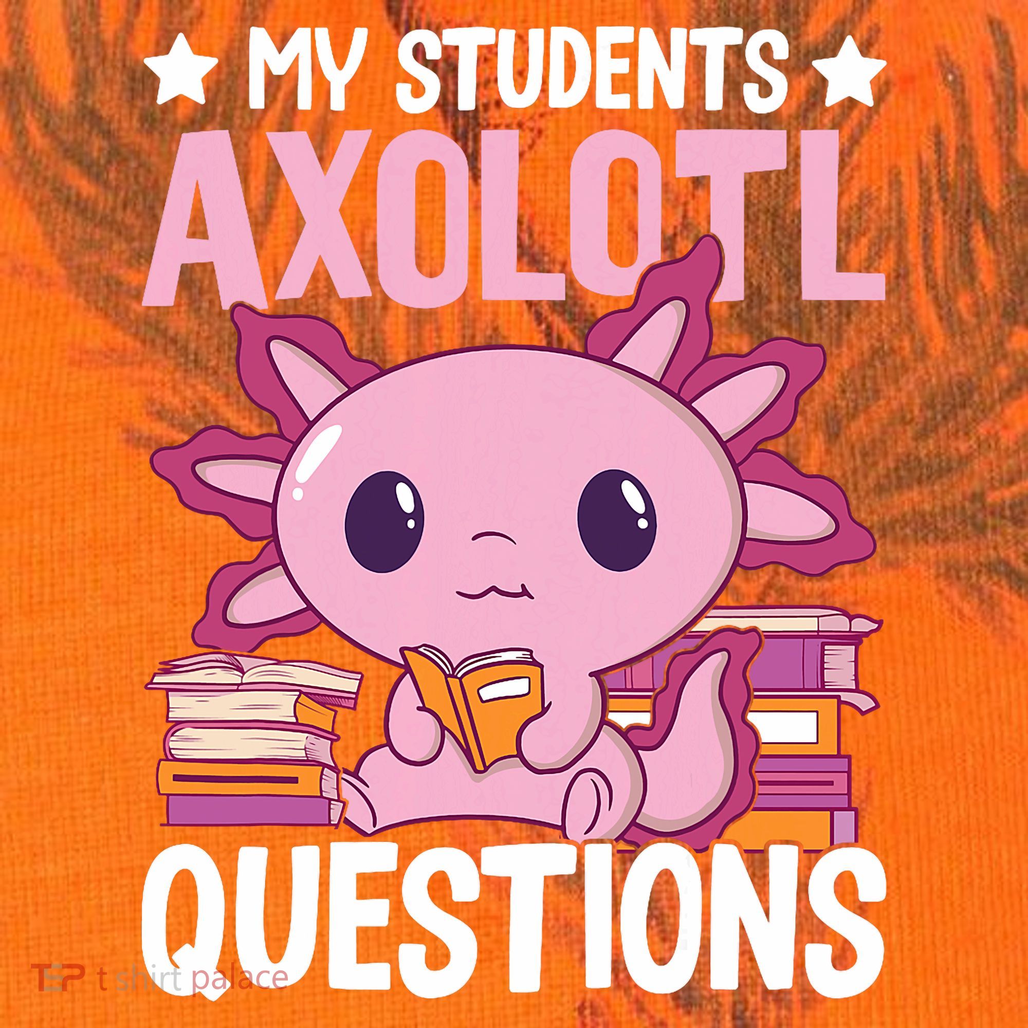Axolotl Lover Teacher - My Students Axolotl Questions  Kati Licensed 12" Camo Cuffed Beanie