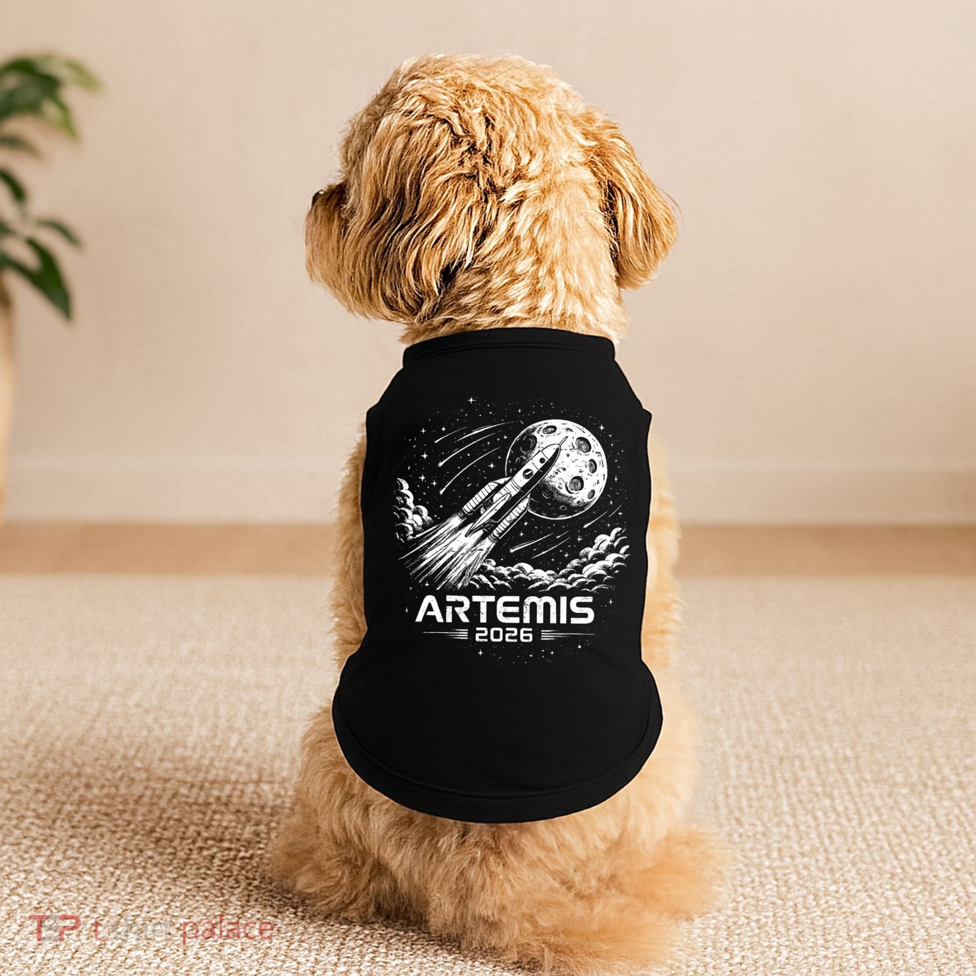 Artemis Launch To The Moon 2026 Doggie Tank