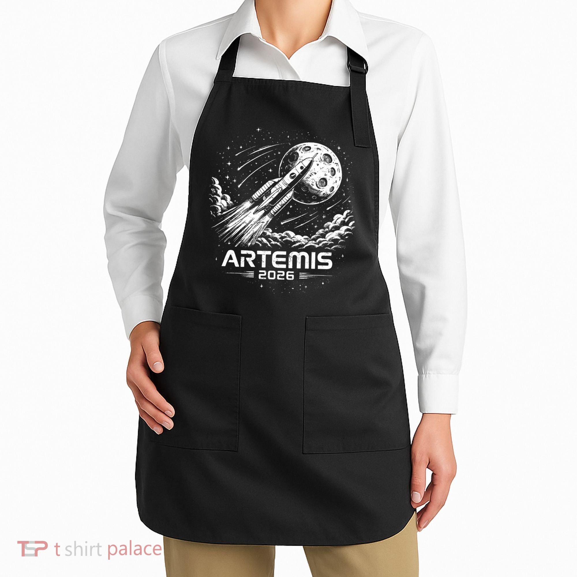 Artemis Launch To The Moon 2026 Apron