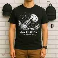 Artemis Launch To The Moon 2026 T-Shirt thumb 6