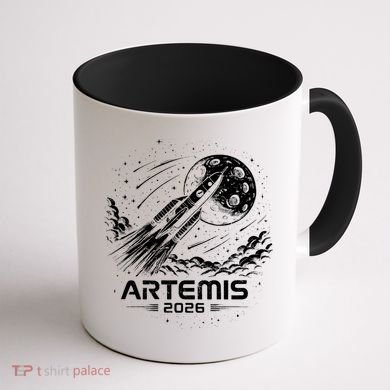 Artemis Launch To The Moon 2026 Coffee Mug back
