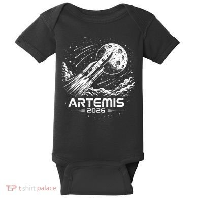 Artemis Launch To The Moon 2026 Baby Bodysuit