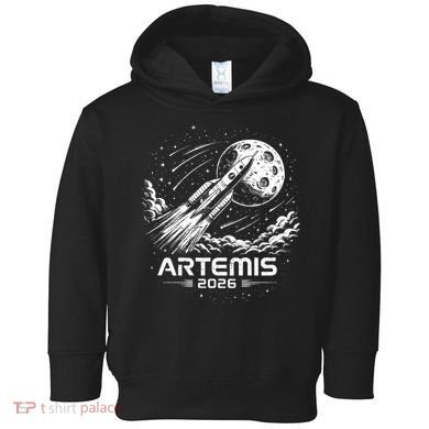 Artemis Launch To The Moon 2026 Toddler Hoodie
