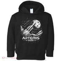 Artemis Launch To The Moon 2026 Toddler Hoodie thumb 0