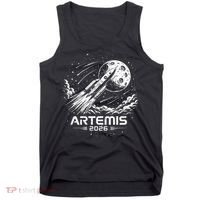 Artemis Launch To The Moon 2026 Tank Top thumb 0