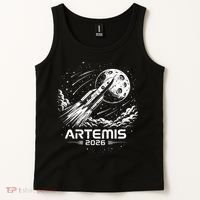 Artemis Launch To The Moon 2026 Tank Top thumb 2