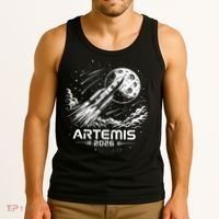 Artemis Launch To The Moon 2026 Tank Top thumb 3