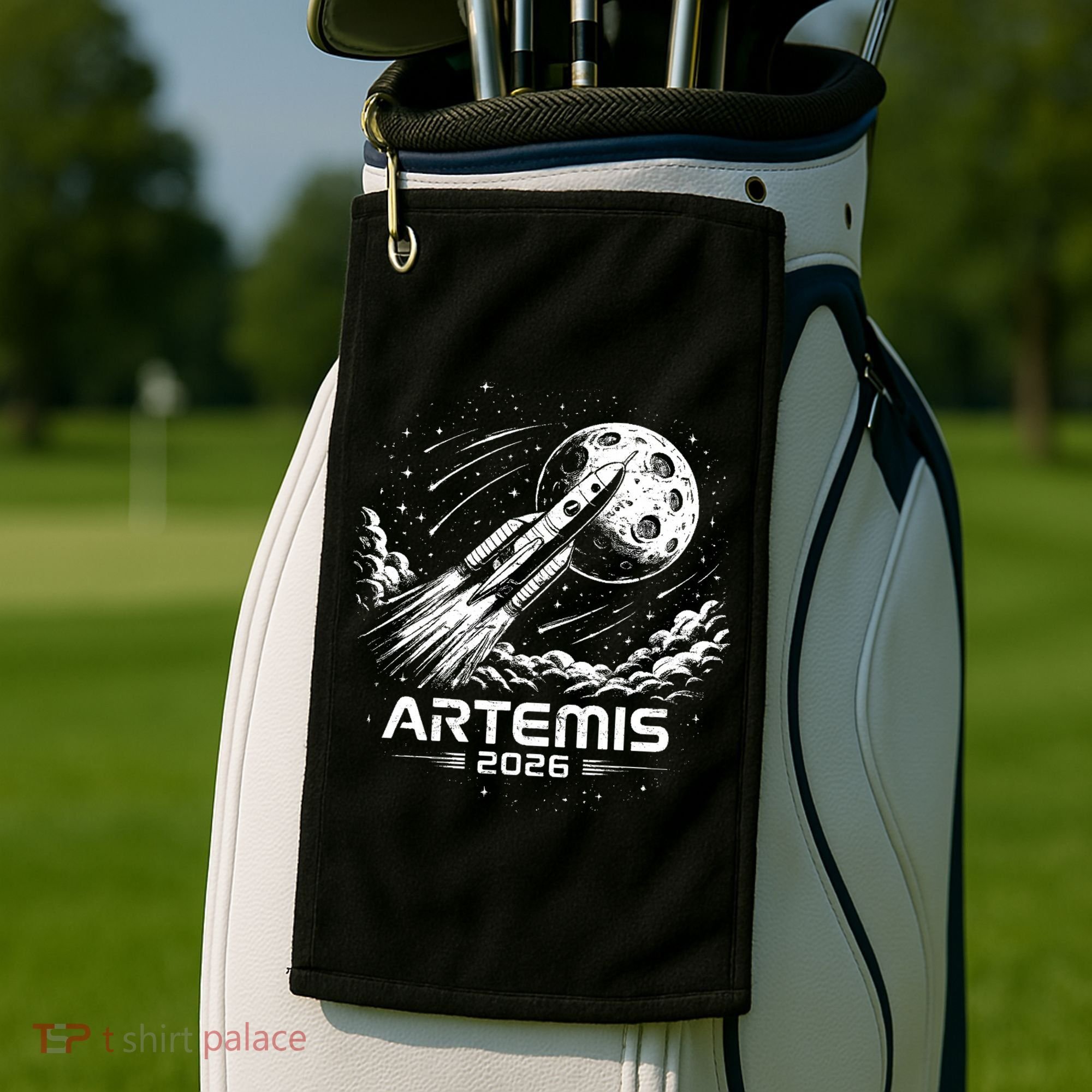 Artemis Launch To The Moon 2026 Golf Towel