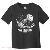 Artemis Launch To The Moon 2026 Toddler T-Shirt thumb 0