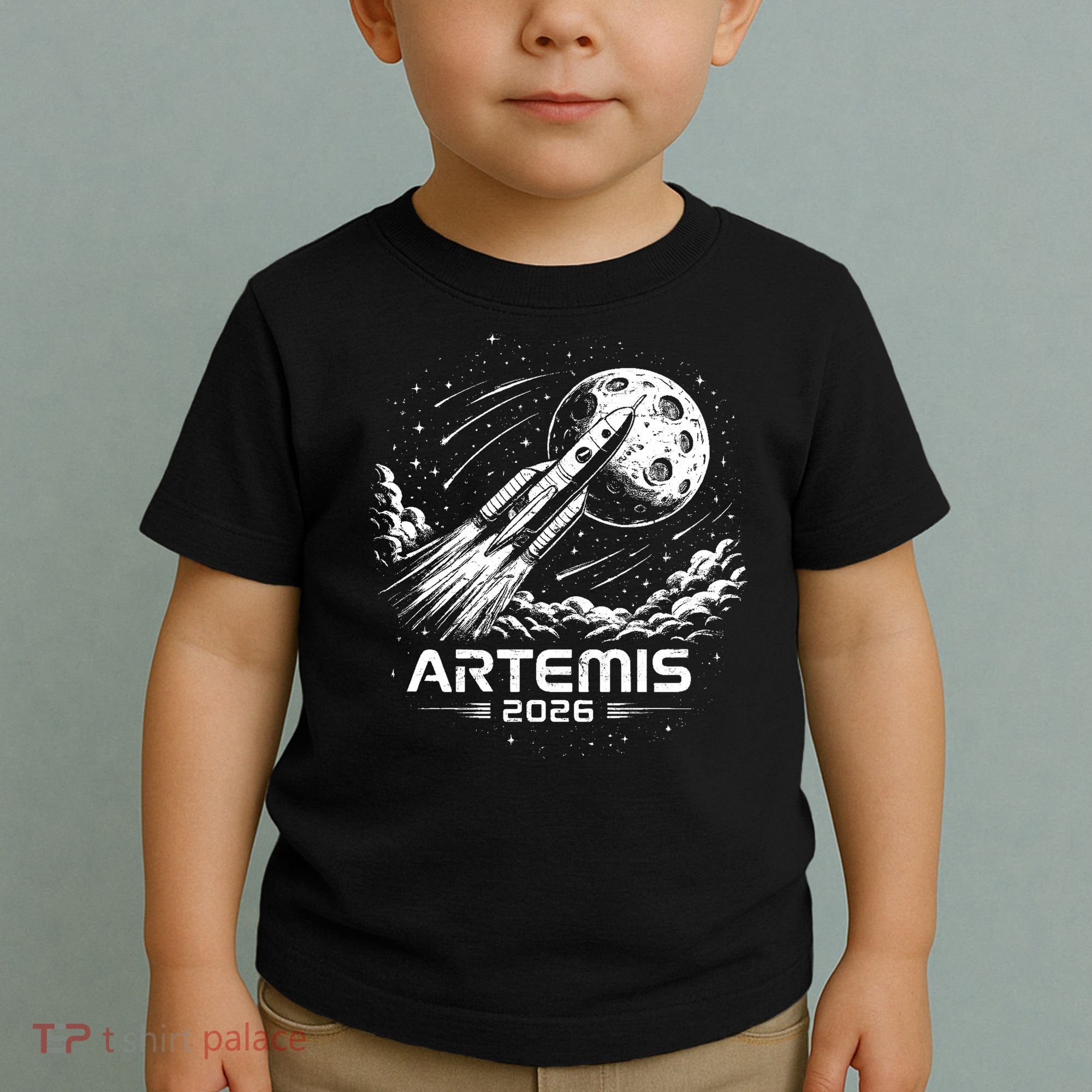 Artemis Launch To The Moon 2026 Toddler T-Shirt