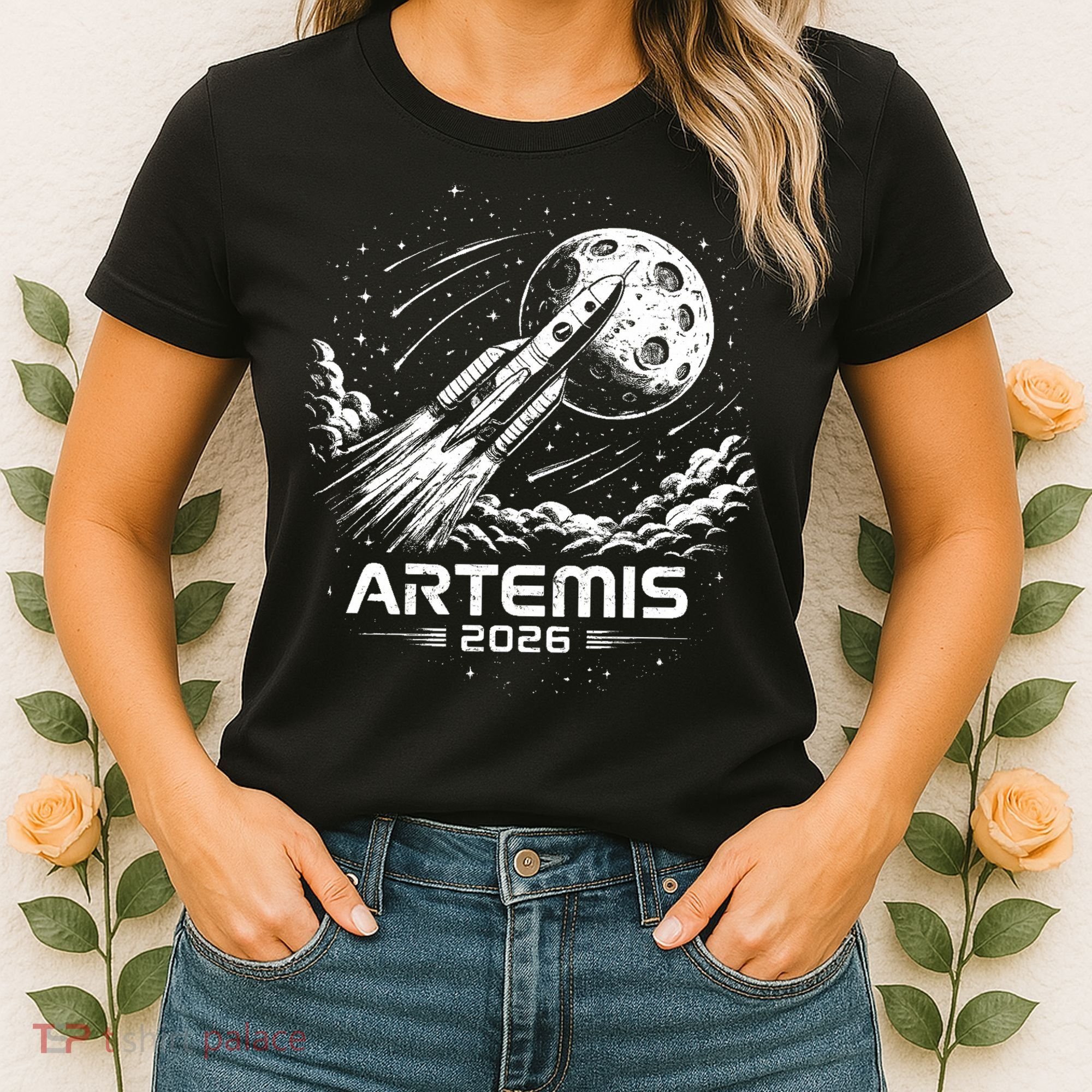Artemis Launch To The Moon 2026 Women's T-Shirt