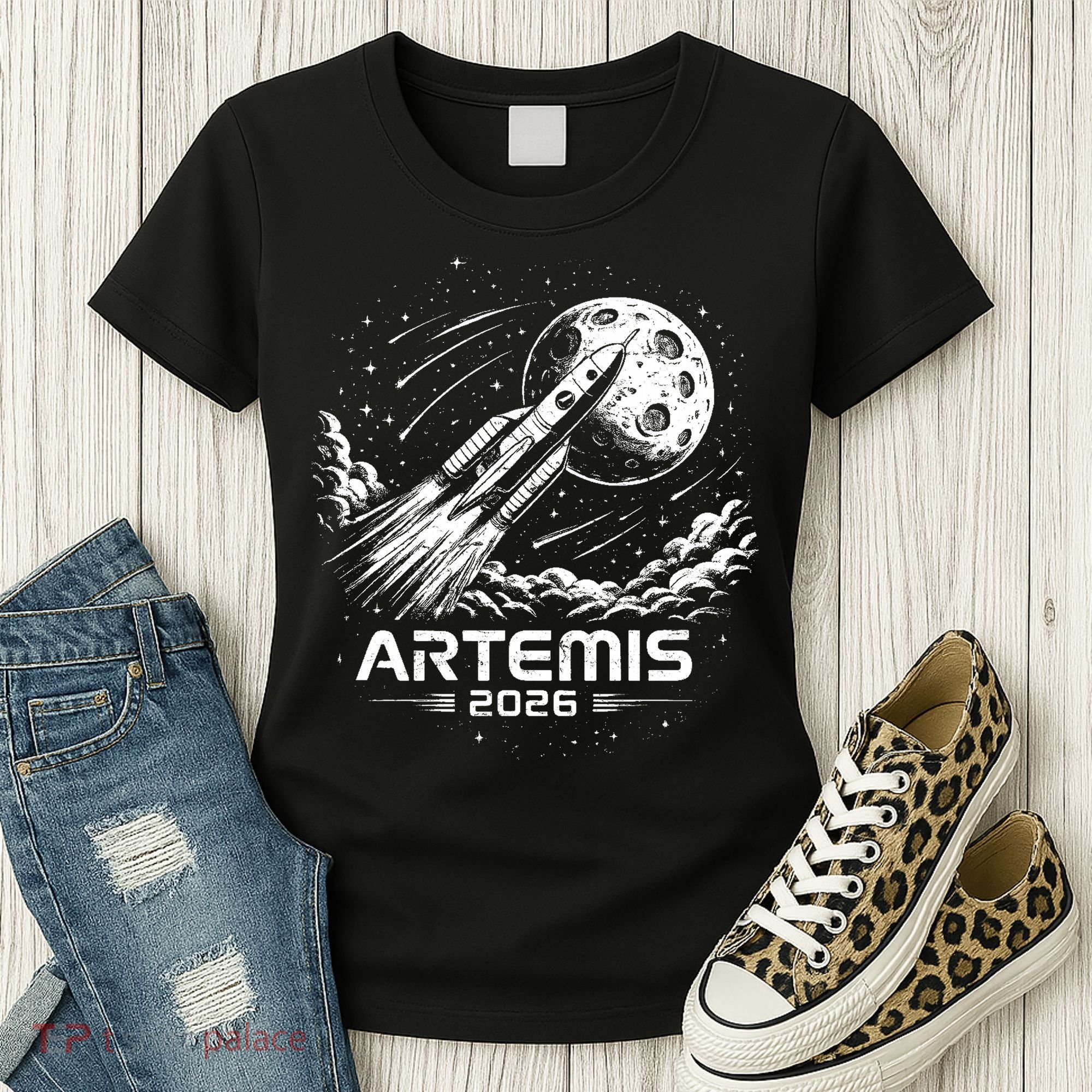 Artemis Launch To The Moon 2026 Women's T-Shirt