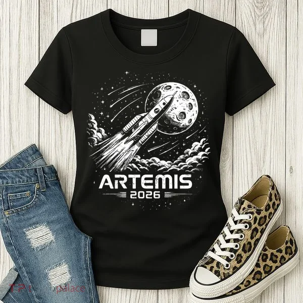 Artemis Launch To The Moon 2026 Women's T-Shirt