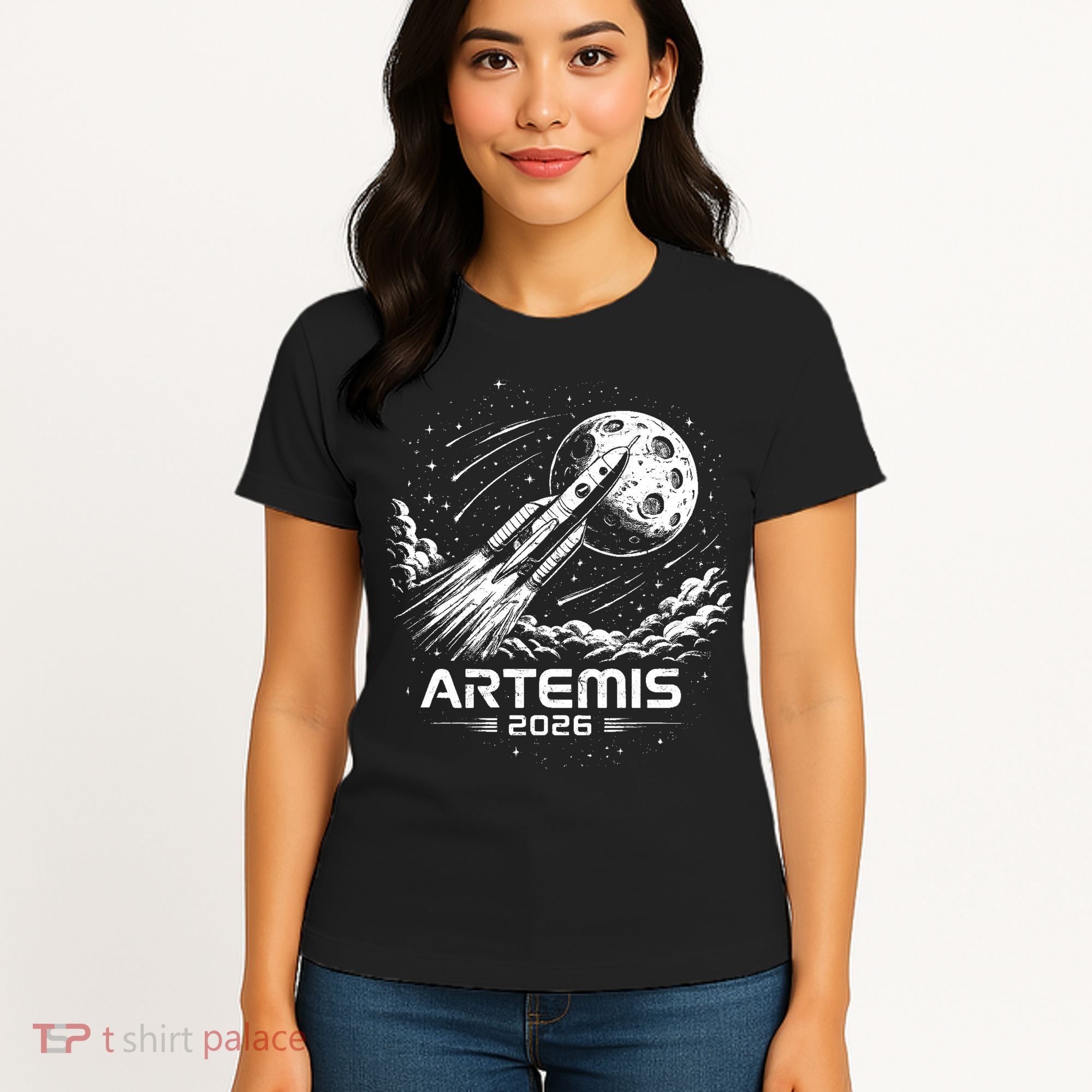 Artemis Launch To The Moon 2026 Women's T-Shirt
