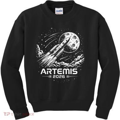 Artemis Launch To The Moon 2026 Kids Sweatshirt