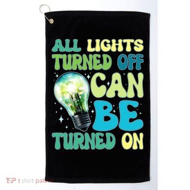 All Lights Turned Off Can Be Turned On Golf Towel