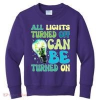All Lights Turned Off Can Be Turned On Kids Sweatshirt thumb 0