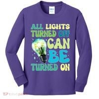 All Lights Turned Off Can Be Turned On Kids Long Sleeve Shirt thumb 0