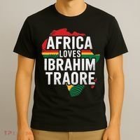 Africa Loves Traore Burkina Faso- Ibrahim Traoré  T-Shirt thumb 3