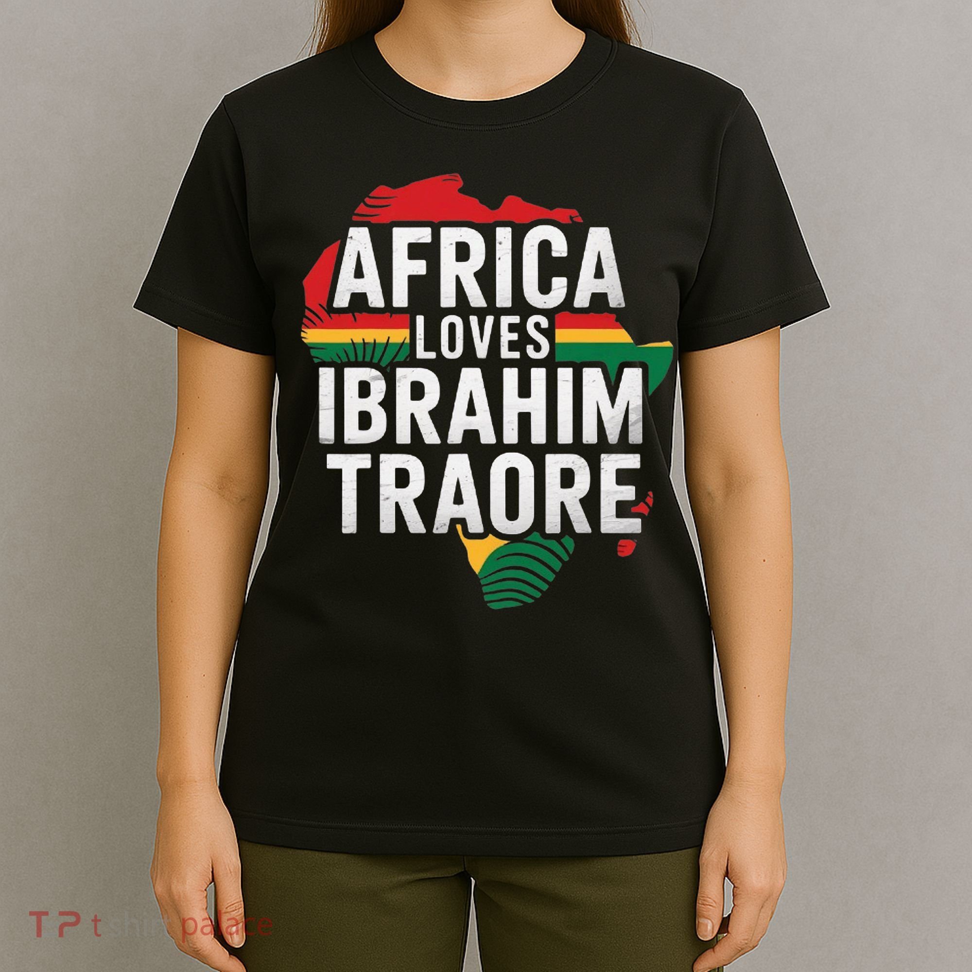 Africa Loves Traore Burkina Faso- Ibrahim Traoré  T-Shirt