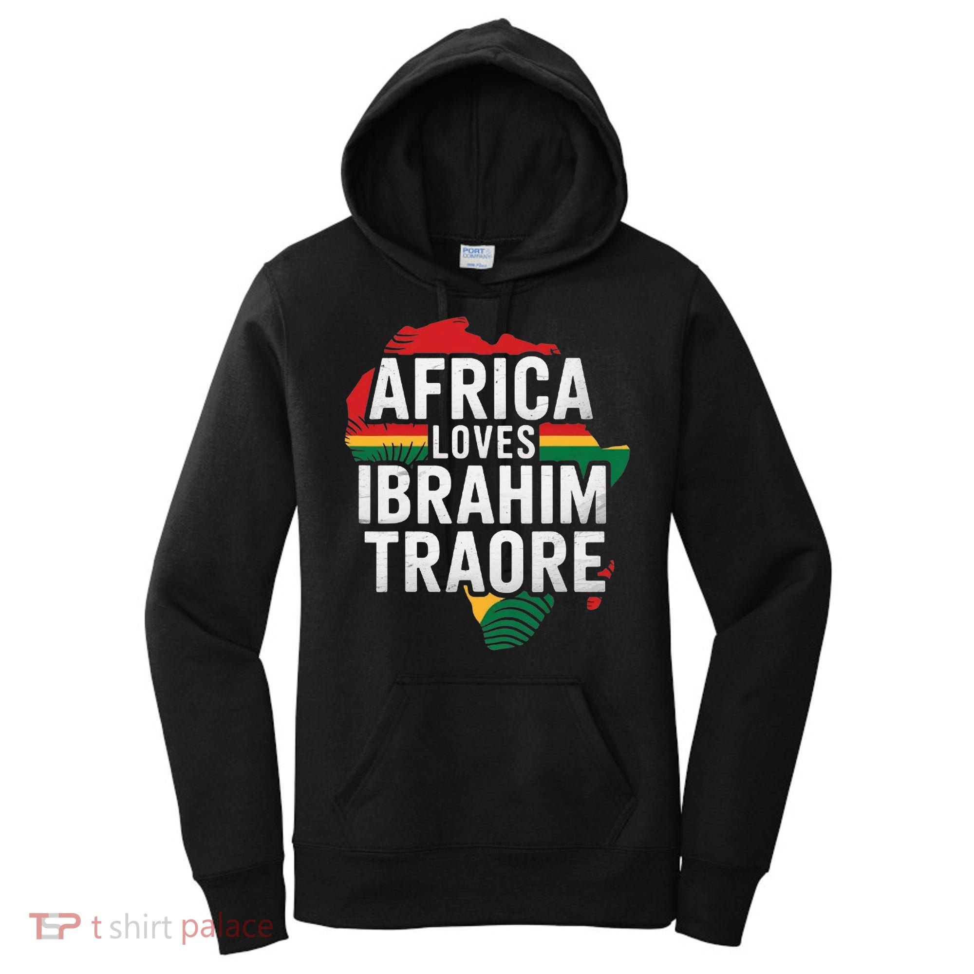 Africa Loves Traore Burkina Faso- Ibrahim Traoré  Women's Hoodie
