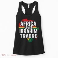 Africa Loves Traore Burkina Faso- Ibrahim Traoré  Women's Tank Top thumb 0