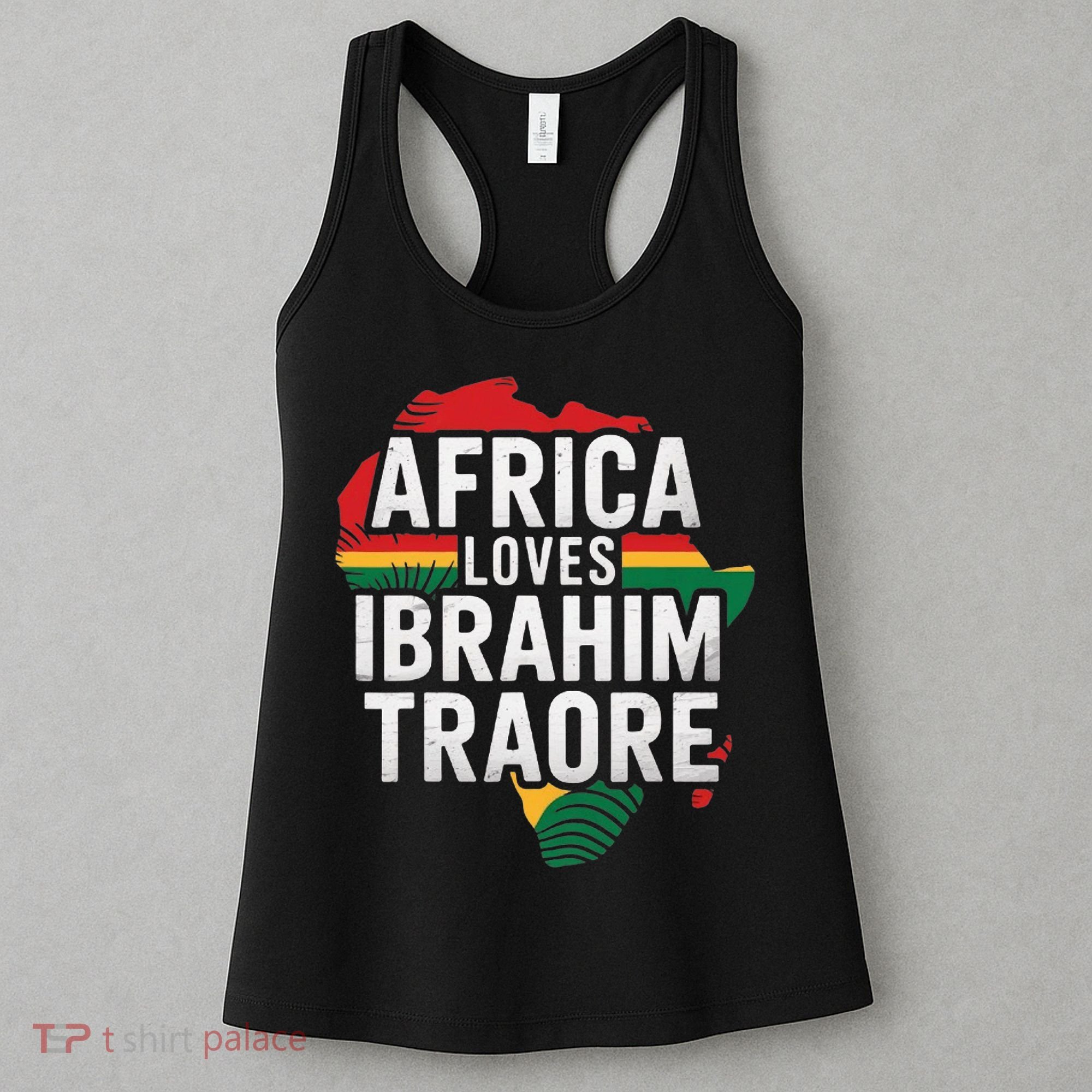 Africa Loves Traore Burkina Faso- Ibrahim Traoré  Women's Tank Top