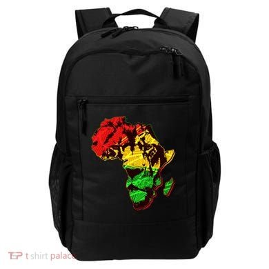 African Lion Traditional Pattern Colors Backpack