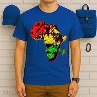 African Lion Traditional Pattern Colors T-Shirt thumb 6
