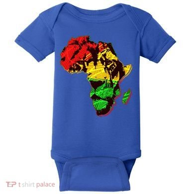 African Lion Traditional Pattern Colors Baby Bodysuit