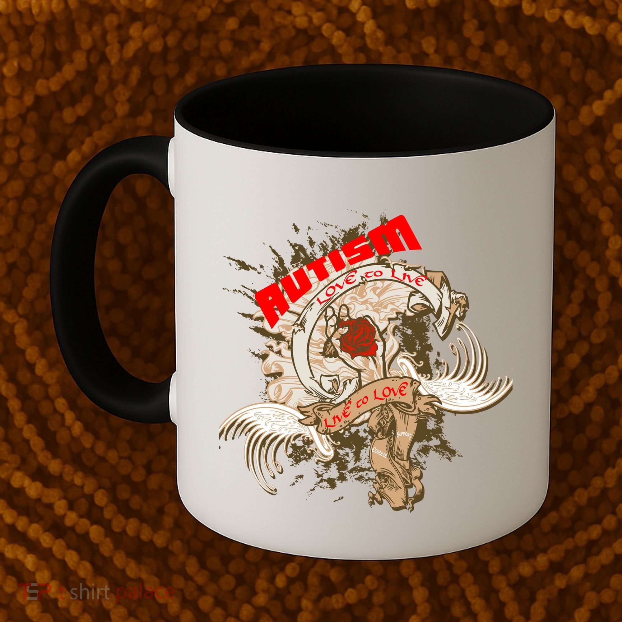 Autism Love To Live Live To Love Coffee Mug