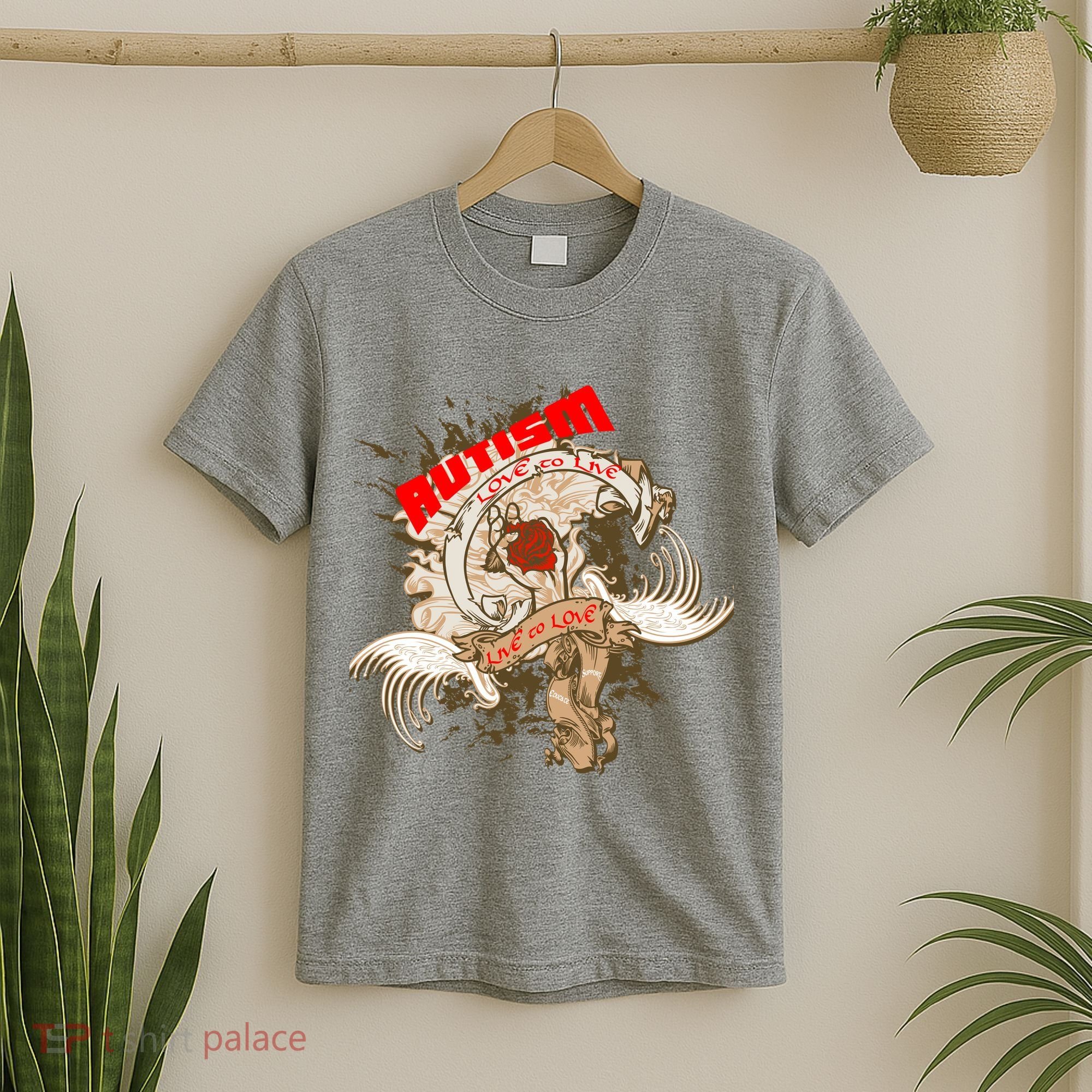 Autism Love To Live Live To Love T-Shirt