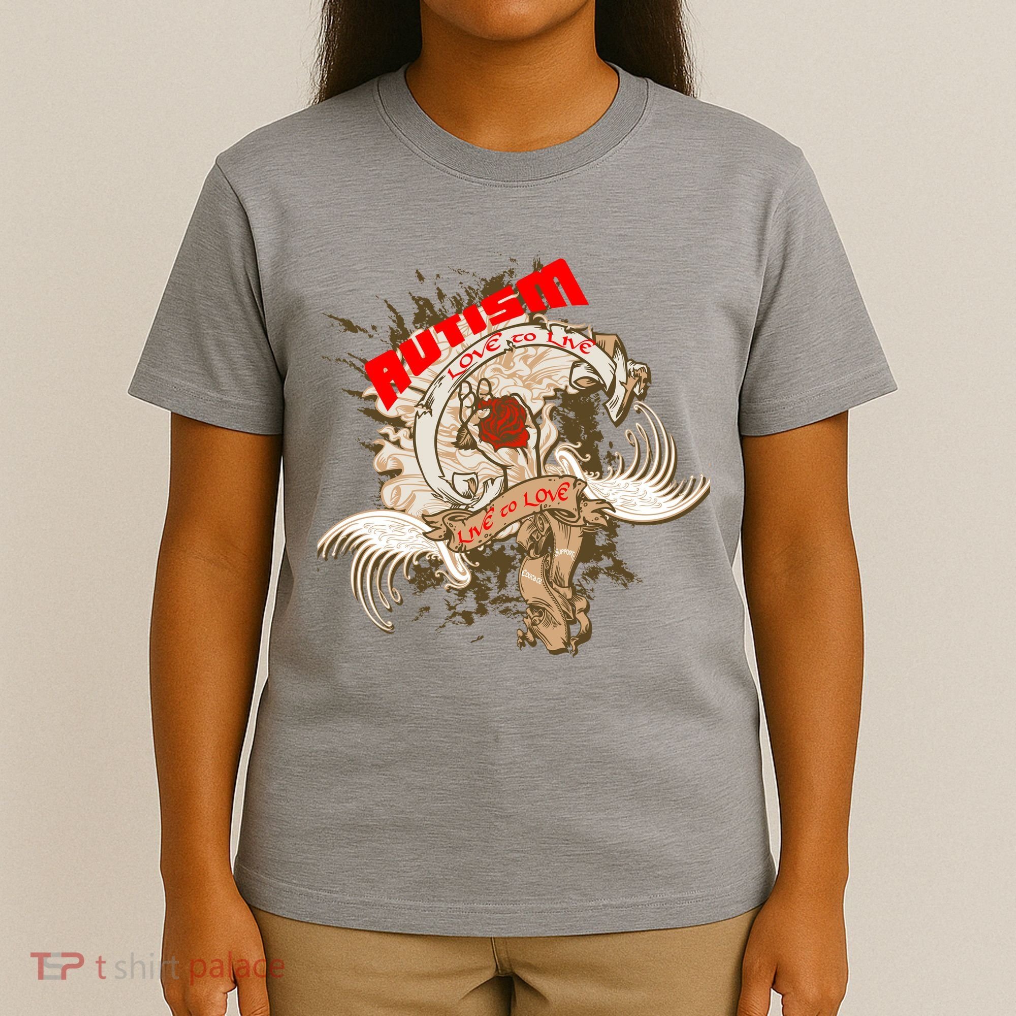 Autism Love To Live Live To Love T-Shirt