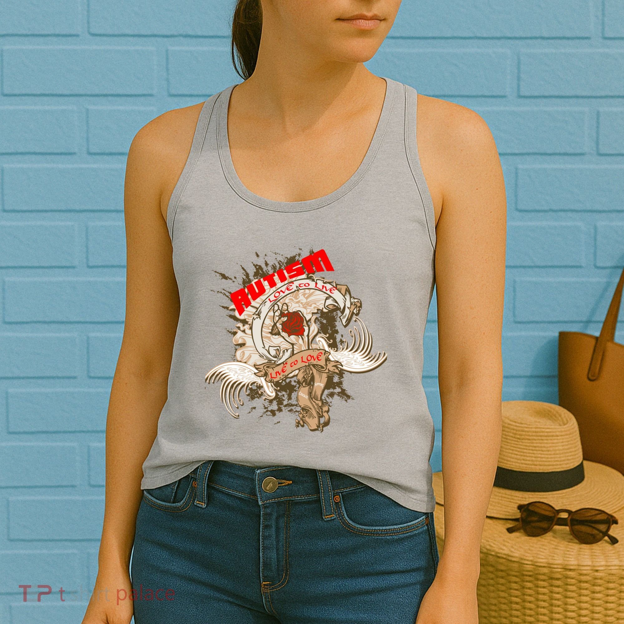 Autism Love To Live Live To Love Women's Tank Top