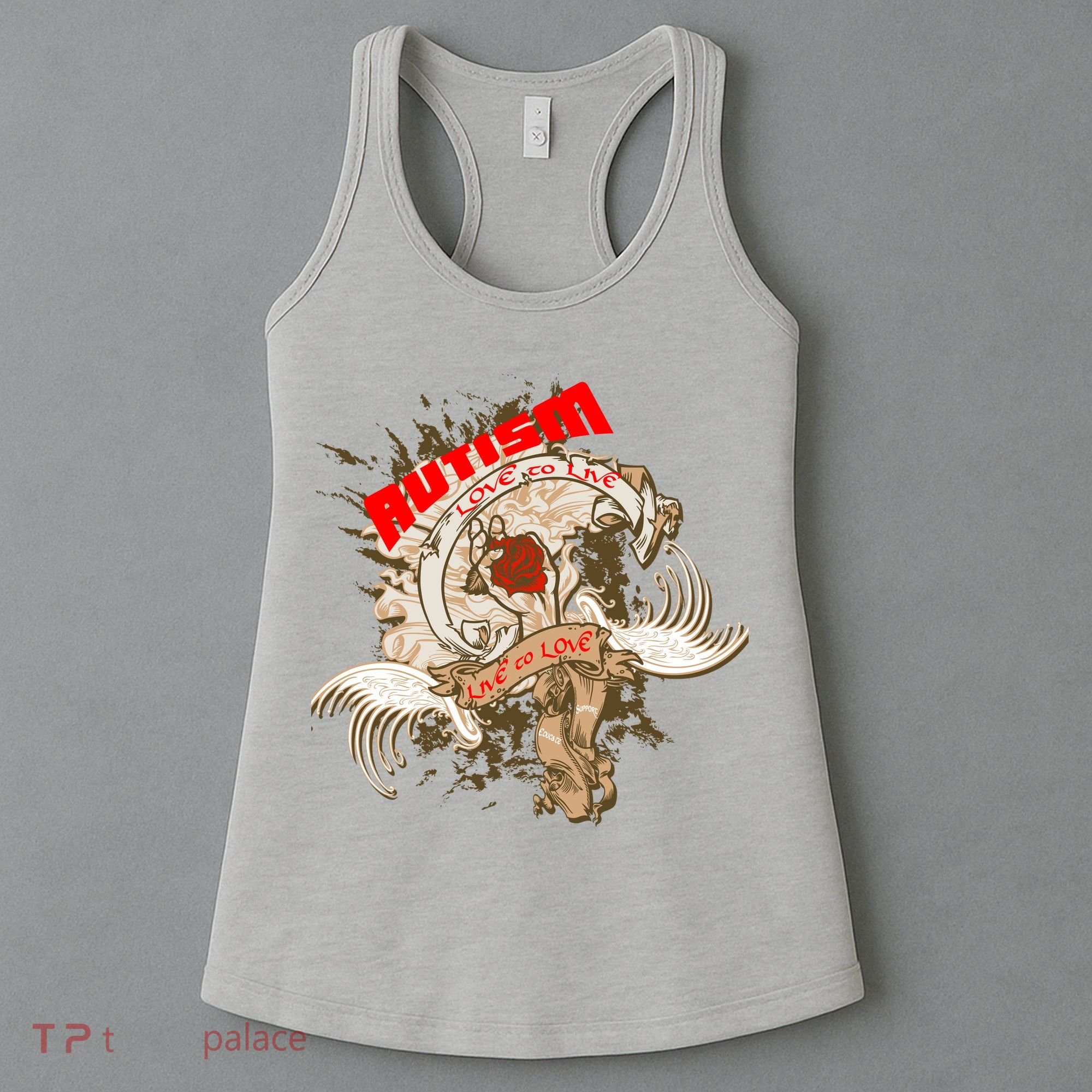 Autism Love To Live Live To Love Women's Tank Top