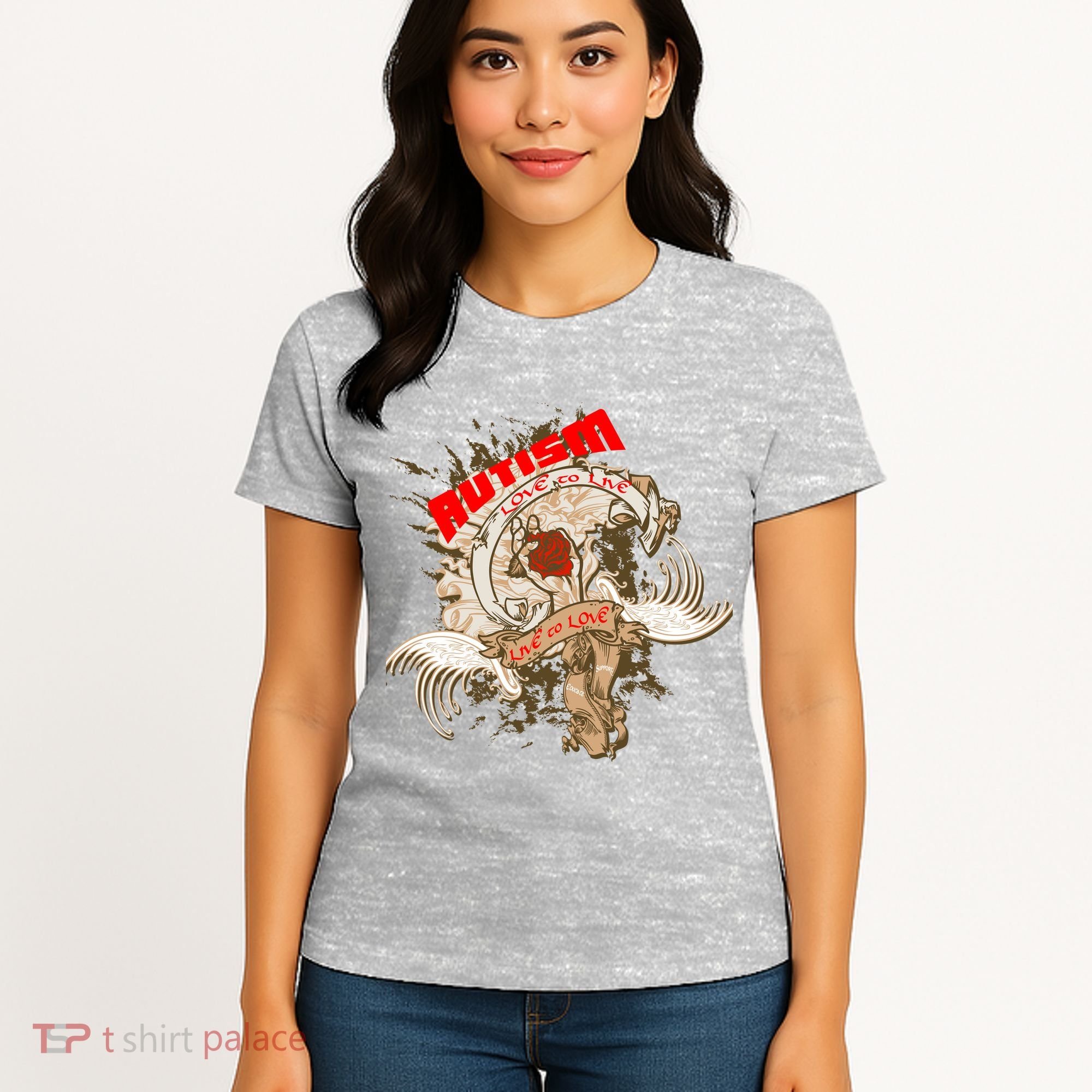 Autism Love To Live Live To Love Women's T-Shirt
