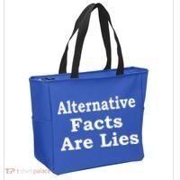 Alternative Facts Are Lies Donald Trump Tote Bag thumb 2
