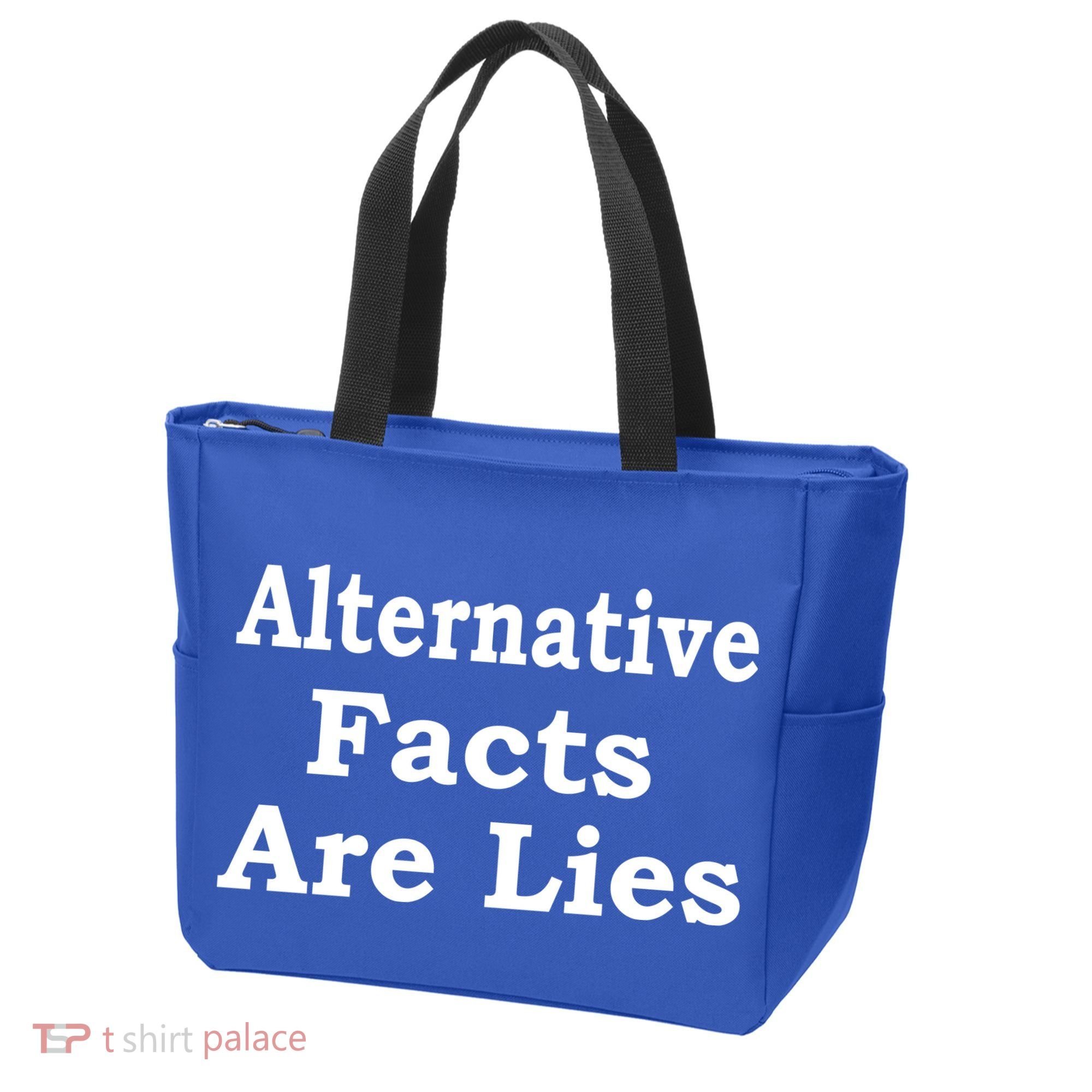 Alternative Facts Are Lies Donald Trump Tote Bag