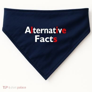 Alternative Facts Lies USA-Made Doggie Bandana