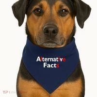 Alternative Facts Lies USA-Made Doggie Bandana thumb 1